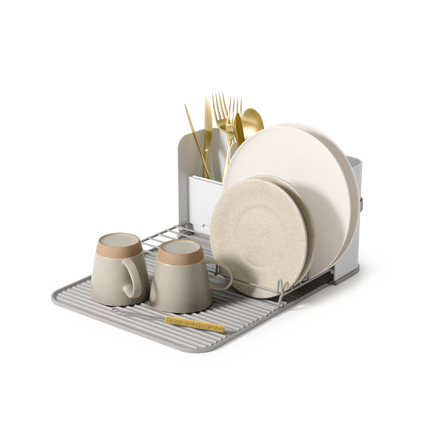 Dish Racks | color: White-Grey