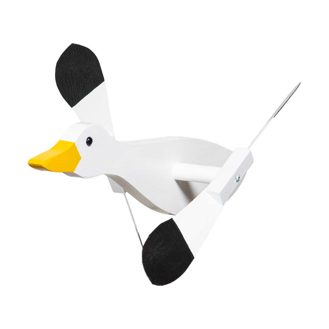 Amish Garden Wood Snow Goose Whirlybird
