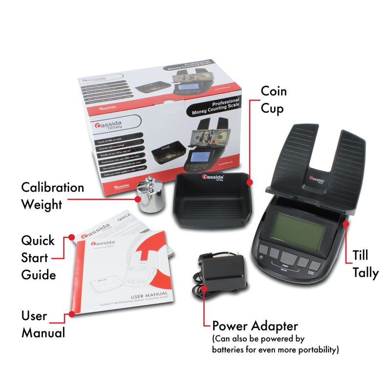 Cassida TillTally Money Counting Scale
